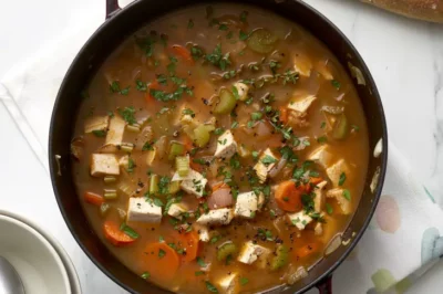 Post-Thanksgiʋing Turkey VegetaƄle Soup